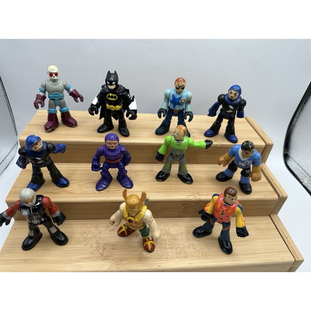 Fisher-Price Imaginext Lot of 11 Mixed Action Figure Toys